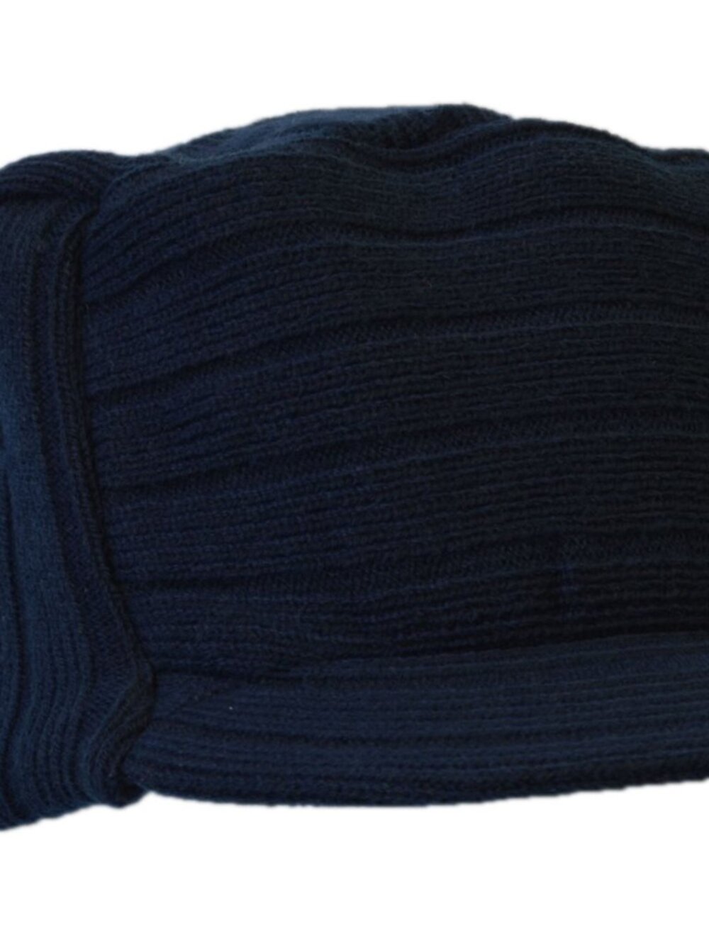 KC Beanie Cap Unisex Army Surplus Flat Top Hat One Size Navy Blue